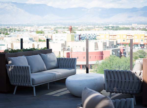 Level 5 at Hotel Chaco Rooftop bar in Albuquerque The Rooftop