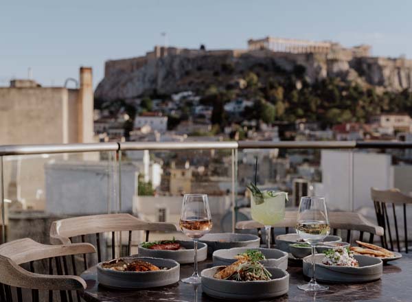 Rooftop bar Kalispera Athenian Tapas in Athens