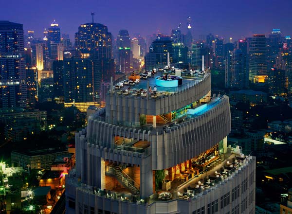 Rooftop bar Octave Rooftop Lounge & Bar in Bangkok