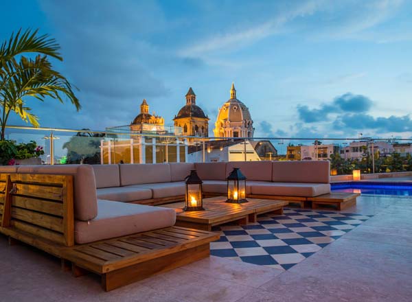 Rooftop bar Sophia Rooftop in Cartagena