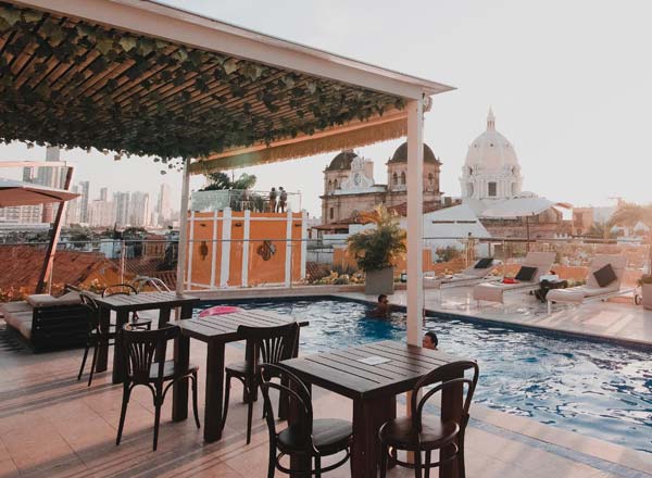 Rooftop bar Sophia Rooftop in Cartagena