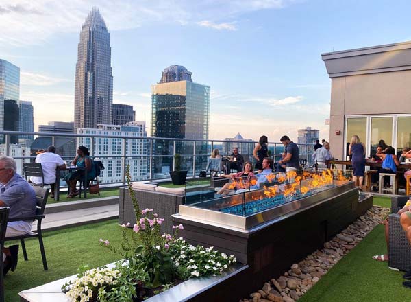 Fahrenheit Charlotte - Rooftop bar | The Rooftop Guide