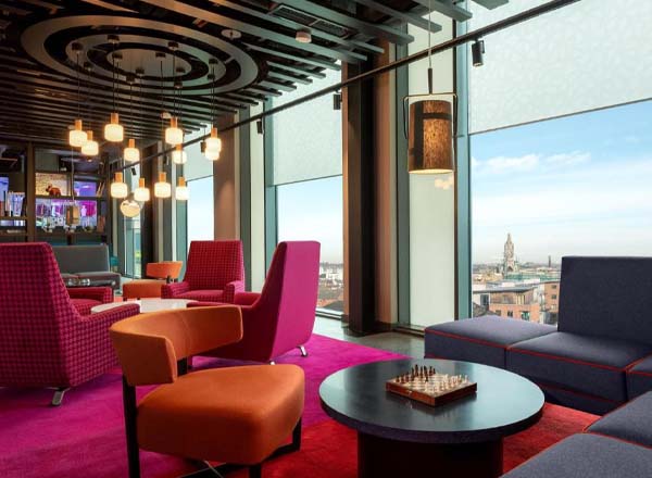 WXYZ Bar at Aloft - Rooftop bar in Dublin | The Rooftop Guide