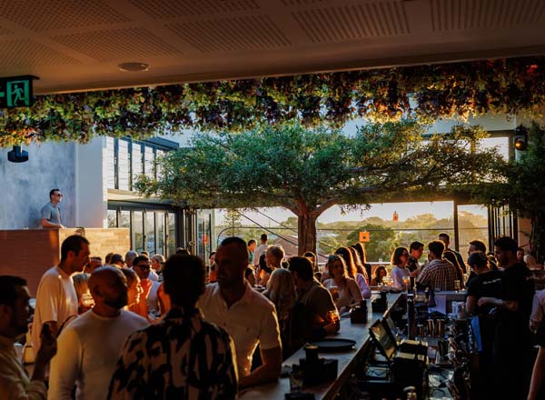 Rooftop bar Juju Mermaid Beach in Gold Coast