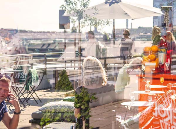 Rooftop bar Odins TAK at Hotel Odin in Gothenburg