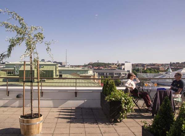 Rooftop bar Odins TAK at Hotel Odin in Gothenburg