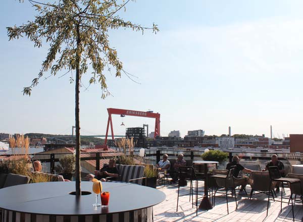 Rooftop bar The Social Rooftop in Gothenburg