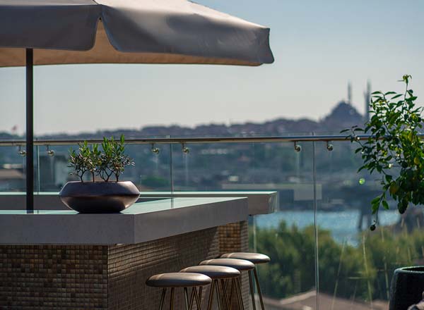 bank hotel istanbul rooftop bar