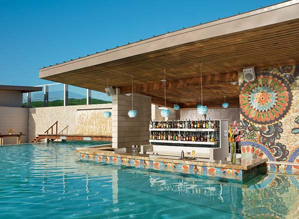 Rooftop bar Altitude at Breathless Montego Bay in Jamaica