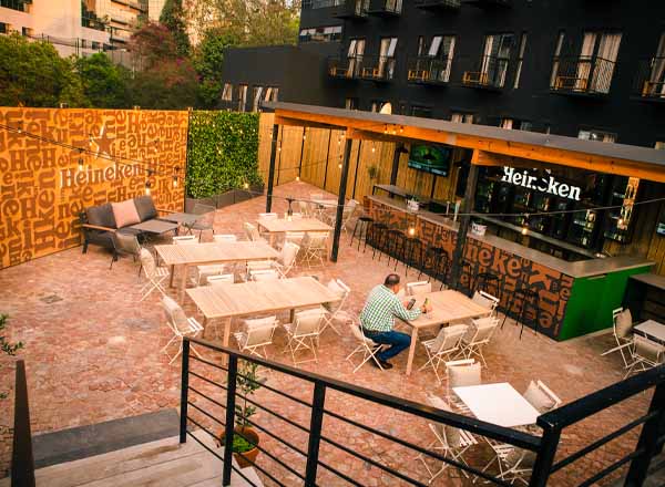 Rooftop bar Artistry JHB in Johannesburg