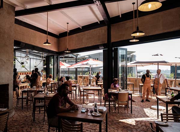 Rooftop bar Artistry JHB in Johannesburg