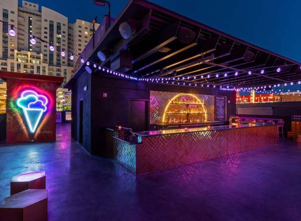 Rooftop bar We All Scream in Las Vegas