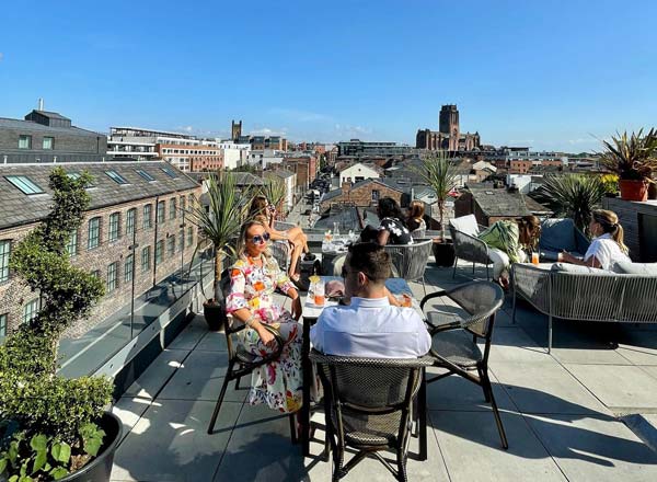 Roof top bar online liverpool street