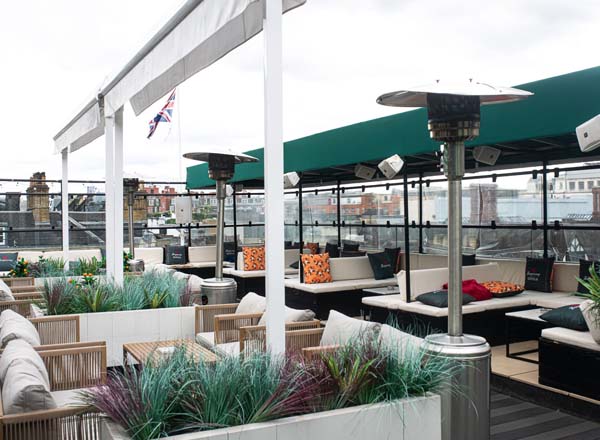 Rooftop bar Soho Sky Terrace in London