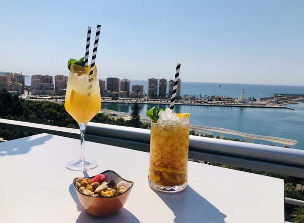 ac hotel malaga palacio rooftop bar menu