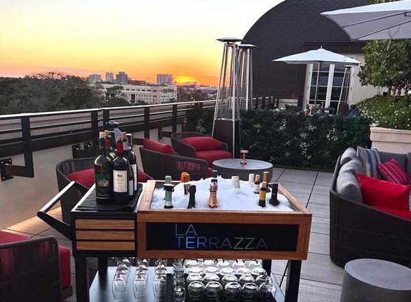 La Terrazza Rooftop Bar Grill Rooftop bar in Miami The Rooftop Guide