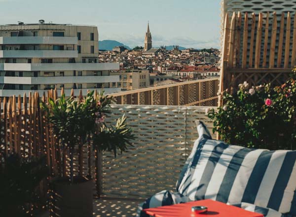 Rooftop bar Nonna Gioia in Montpellier