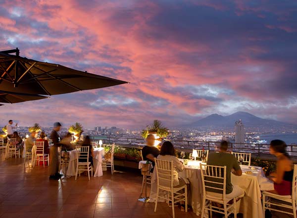 Rooftop bar La Terrazza dei Barbanti in Naples