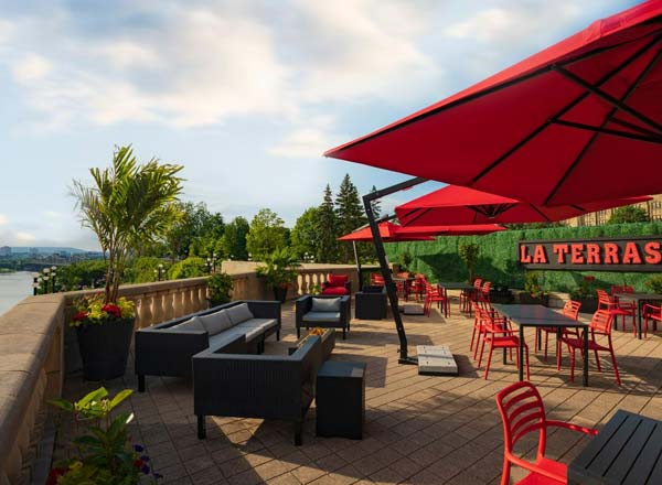 La Terrasse at Fairmont Chateau Laurier - Rooftop bar in Ottawa | The