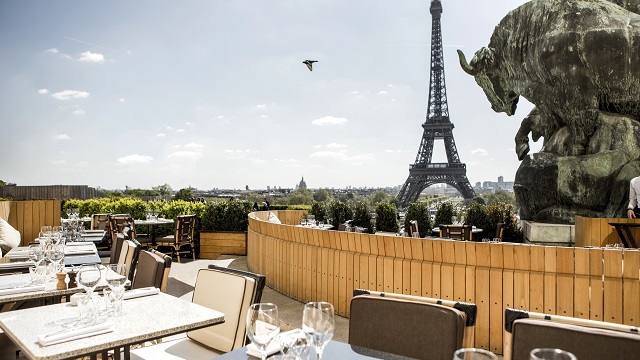 Restaurants, bars and stores at the Eiffel Tower