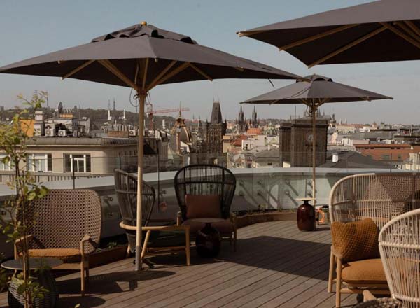 Rooftop bar Cloud One Wine Bar & Lounge in Prague