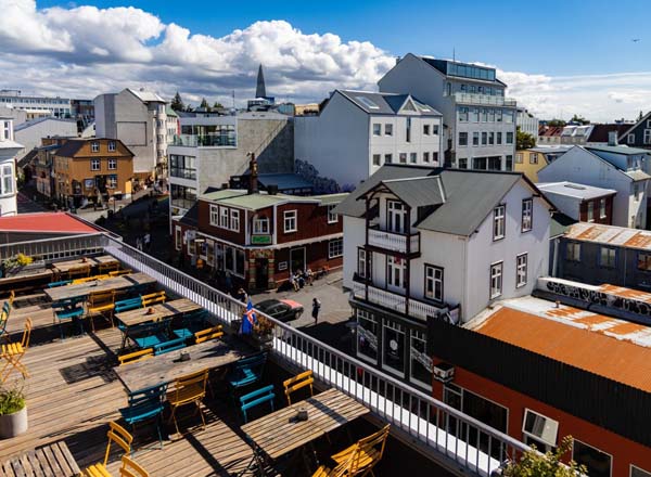 Rooftop bar Loft - HI Eco Hostel & Bar in Reykjavik