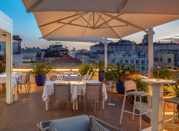 Rooftop bar Terrazza Monti in Rome