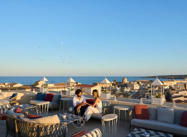 Rooftop bar Clou Lounge Bar & Restaurant in Sicily