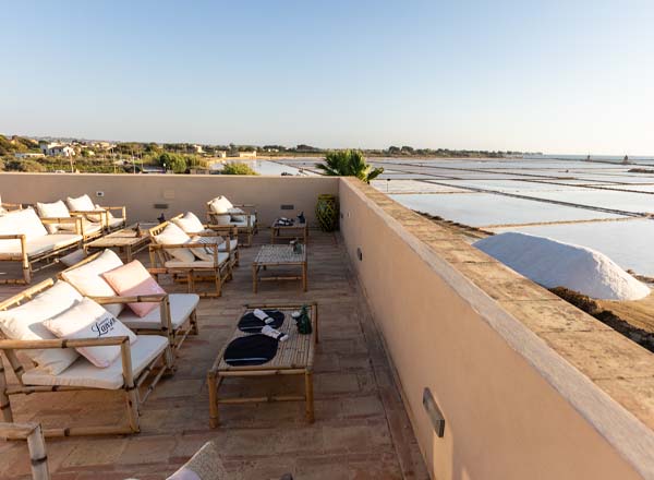 Rooftop bar Mamma Caura in Sicily