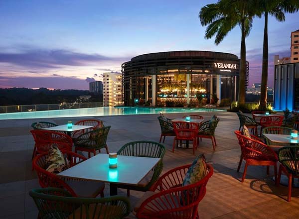 Verandah at Momentus Hotel Alexandra - Rooftop bar in Singapore | The ...