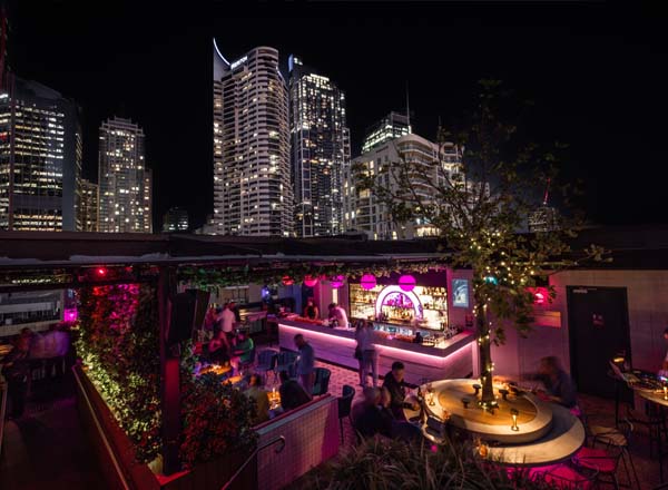 Rooftop bar Above 319 in Sydney