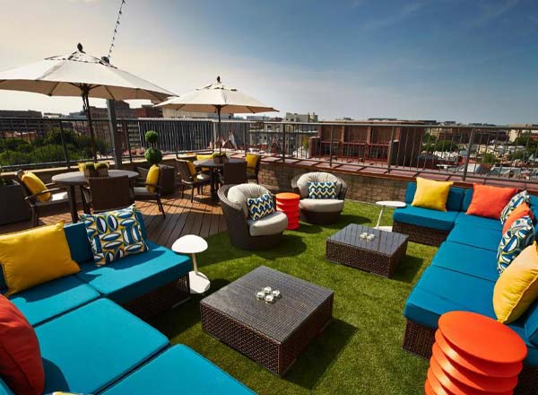 The Rooftop at The Ven at Embassy Row Rooftop bar in Washington