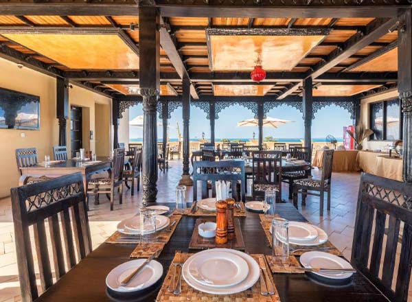 Rooftop bar Curry House at Golden Tulip in Zanzibar