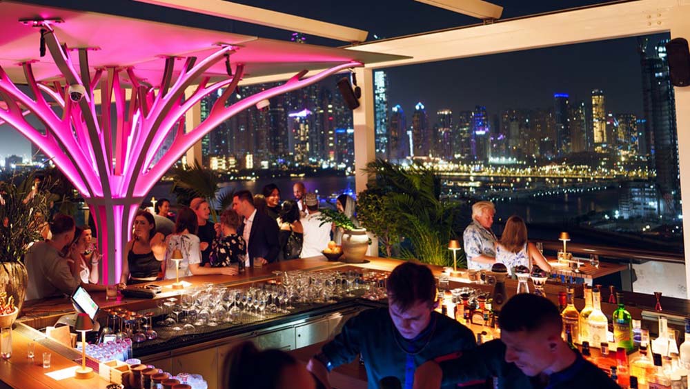 Best Rooftop Bars on The Palm in Dubai 2025