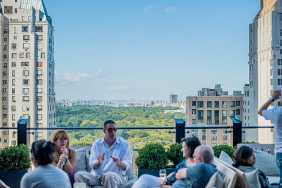 rooftop restaurant central park new york